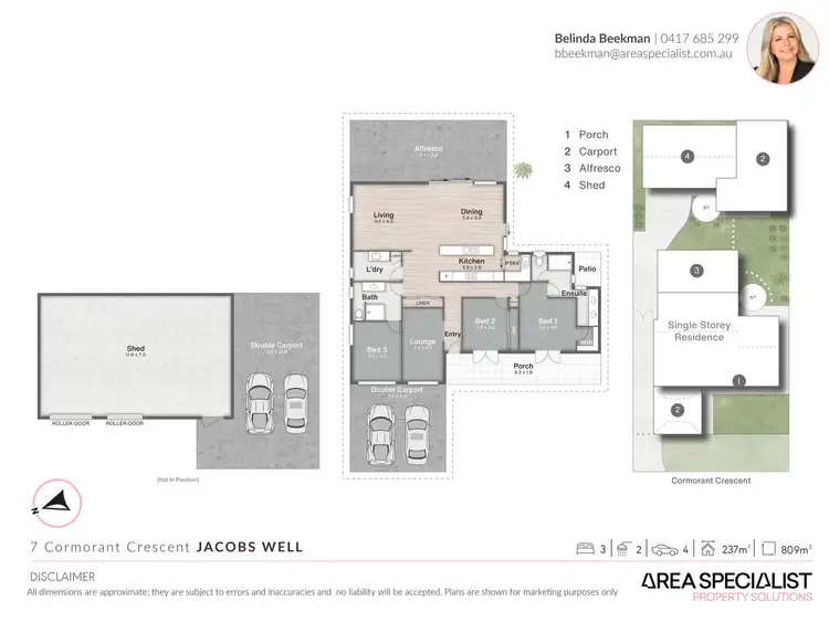 Floorplan of Homely house listing, 7 Cormorant Crescent, Jacobs Well QLD 4208