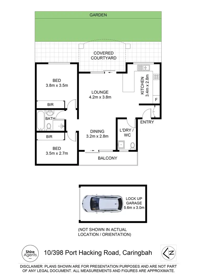 Floorplan of Homely apartment listing, 10/398 Port Hacking Road, Caringbah NSW 2229