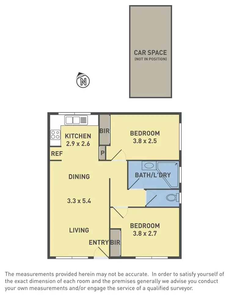 Floorplan of Homely unit listing, 6/136 Wright Street, Sunshine VIC 3020