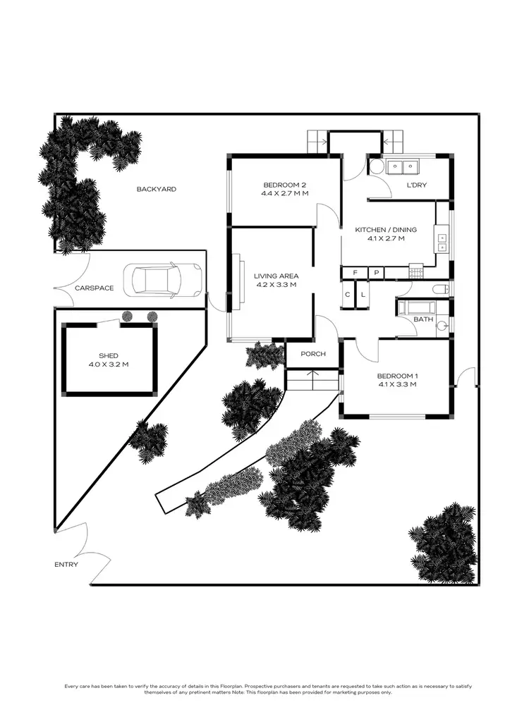 Floorplan of Homely house listing, 164 Hilton Street, Glenroy VIC 3046