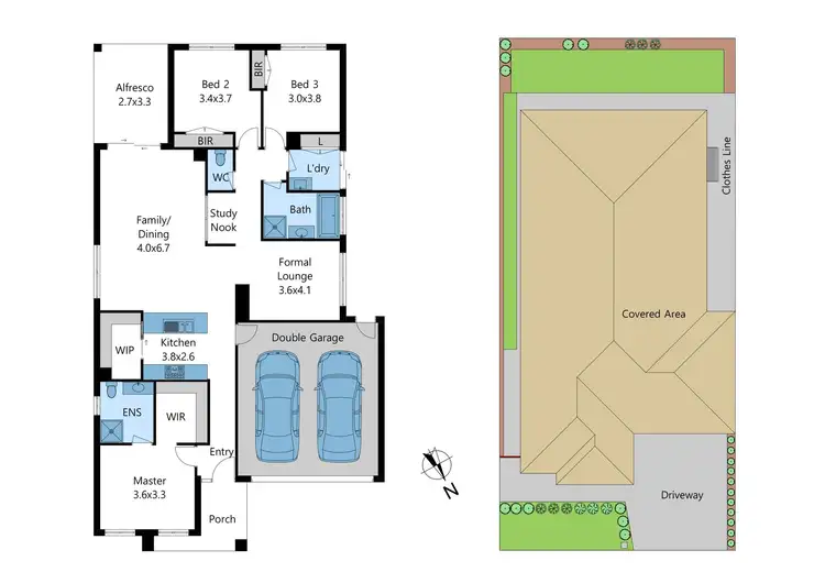 Floorplan of Homely house listing, 4 Spencer Circuit, Cranbourne East VIC 3977