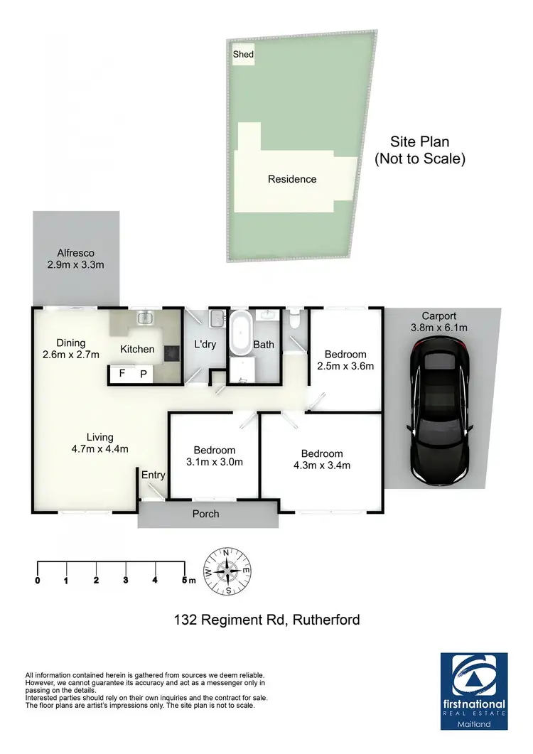 Floorplan of Homely house listing, 132 Regiment Road, Rutherford NSW 2320