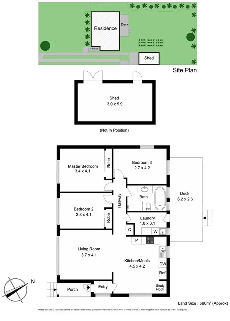 Floorplan of Homely house listing, 31 Coolgardie Street, Frankston North VIC 3200