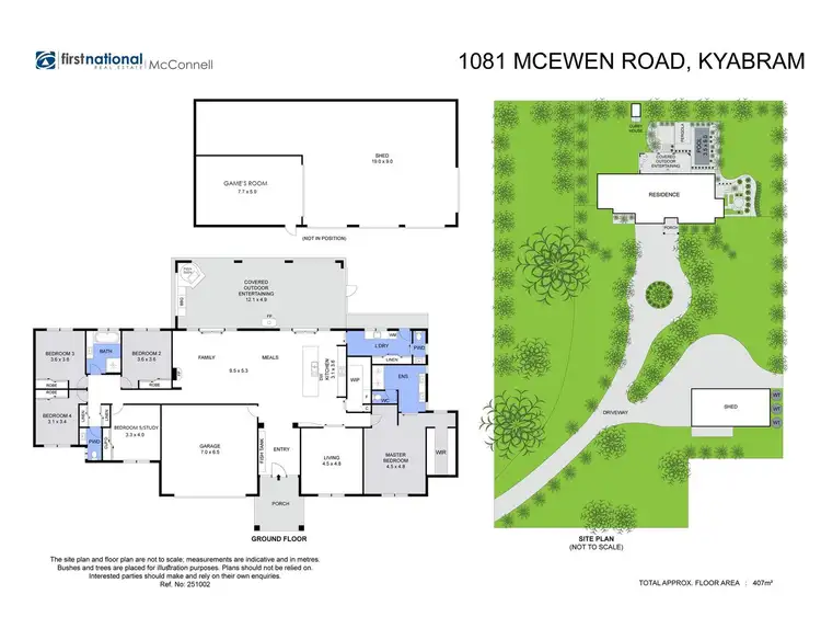 Floorplan of Homely house listing, 1081 McEwen Road, Kyabram VIC 3620