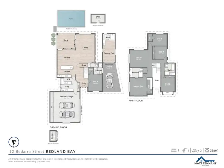 Floorplan of Homely house listing, 12 Bedarra Street, Redland Bay QLD 4165