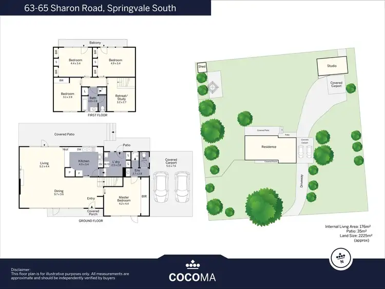 Floorplan of Homely house listing, 63-65 Sharon Road, Springvale South VIC 3172