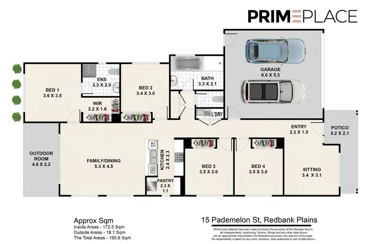 Floorplan of Homely house listing, 15 Pademelon Street, Redbank Plains QLD 4301