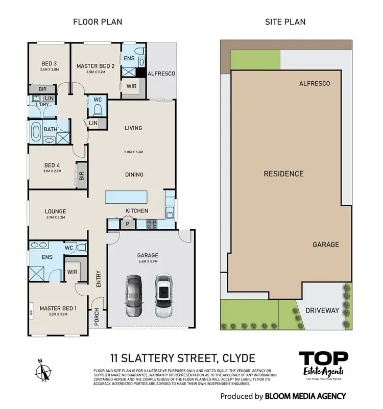 Floorplan of Homely house listing, 11 Slattery Street, Clyde VIC 3978