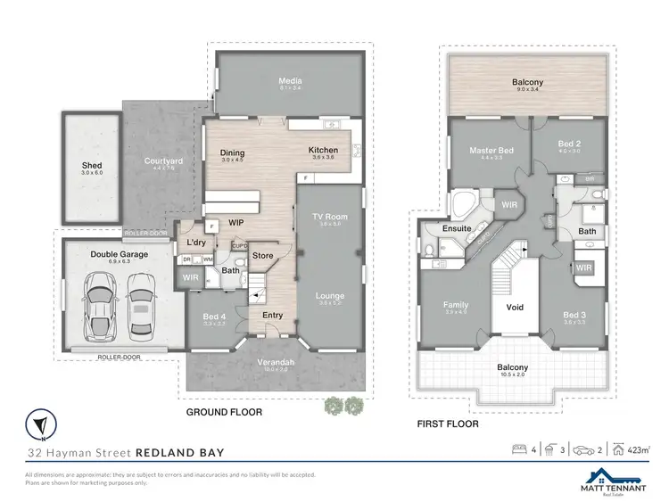 Floorplan of Homely house listing, 32 HAYMAN STREET, Redland Bay QLD 4165