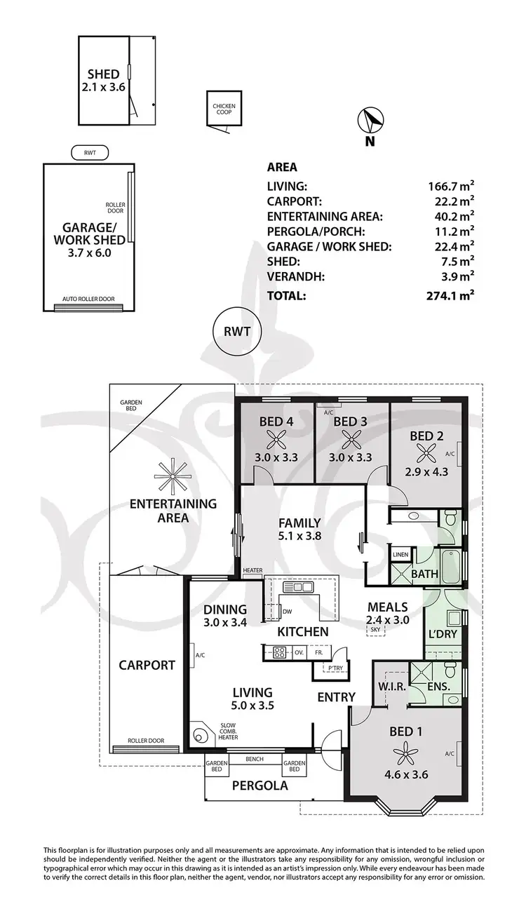 Floorplan of Homely house listing, 25 Adelaide Road, Tungkillo SA 5236