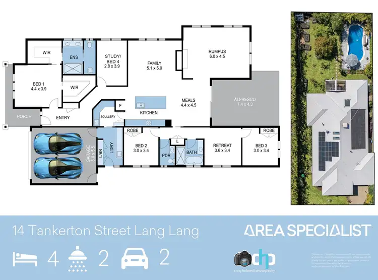 Floorplan of Homely house listing, 14 Tankerton Street, Lang Lang VIC 3984