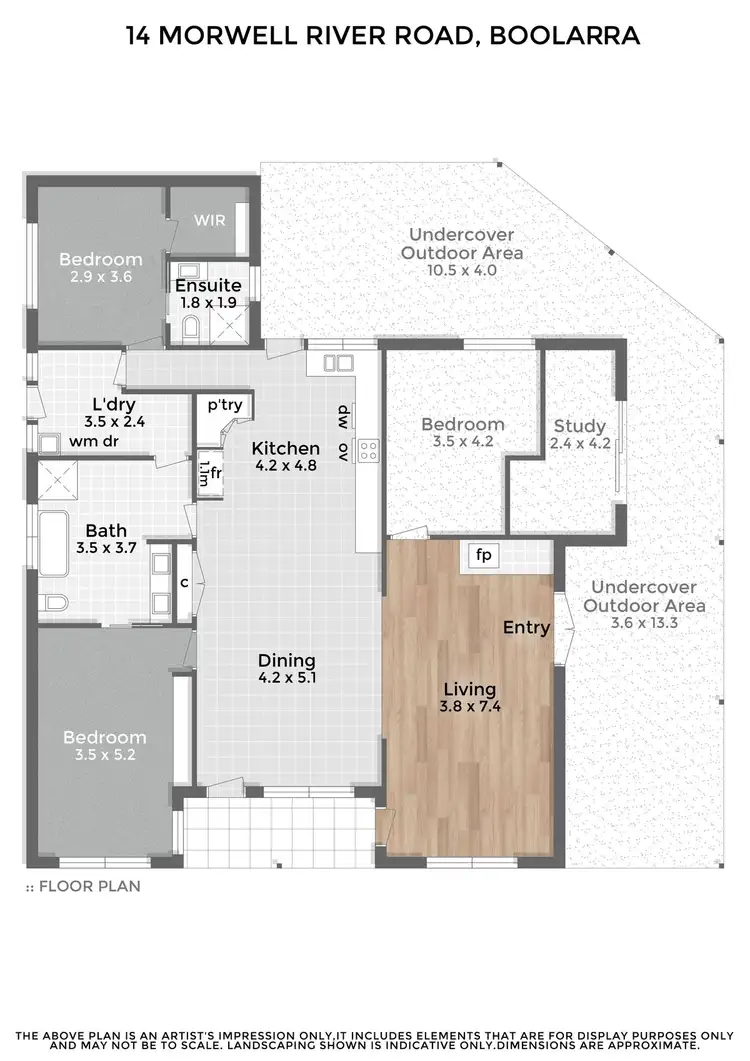 Floorplan of Homely house listing, 14 Morwell River Road, Boolarra VIC 3870