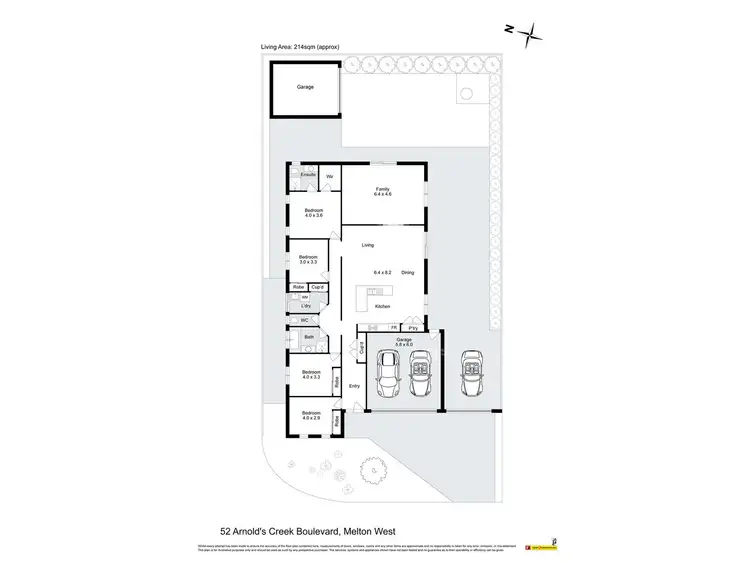 Floorplan of Homely house listing, 52 Arnolds Creek Boulevard, Harkness VIC 3337