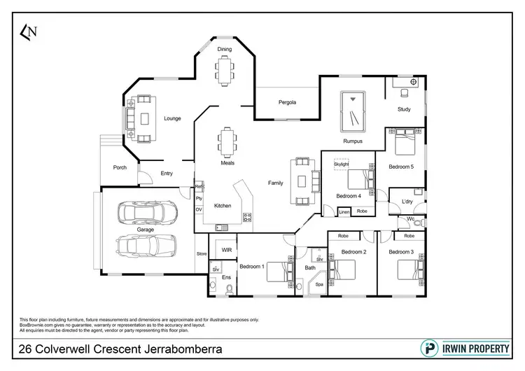 Floorplan of Homely house listing, 26 Colverwell Crescent, Jerrabomberra NSW 2619
