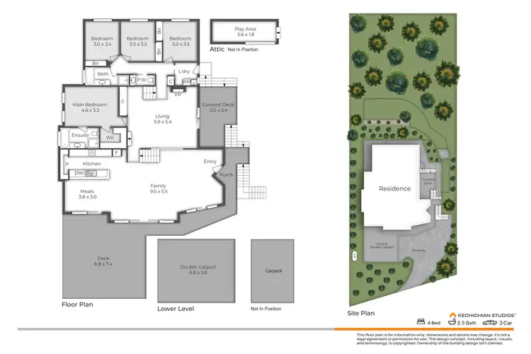 Floorplan of Homely house listing, 10 Forest View Lane, Upper Ferntree Gully VIC 3156