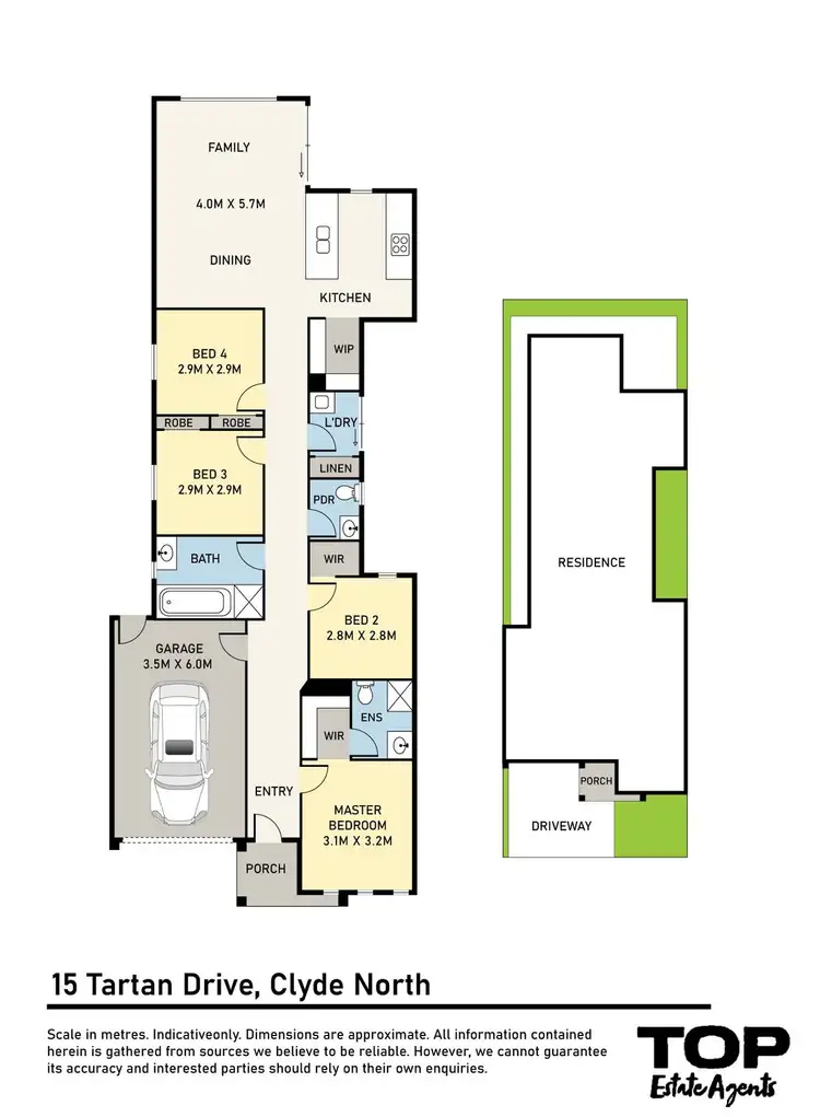 Floorplan of Homely house listing, 15 Tartan Drive, Clyde North VIC 3978