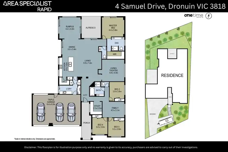Floorplan of Homely house listing, 4 Samuel Drive, Drouin VIC 3818