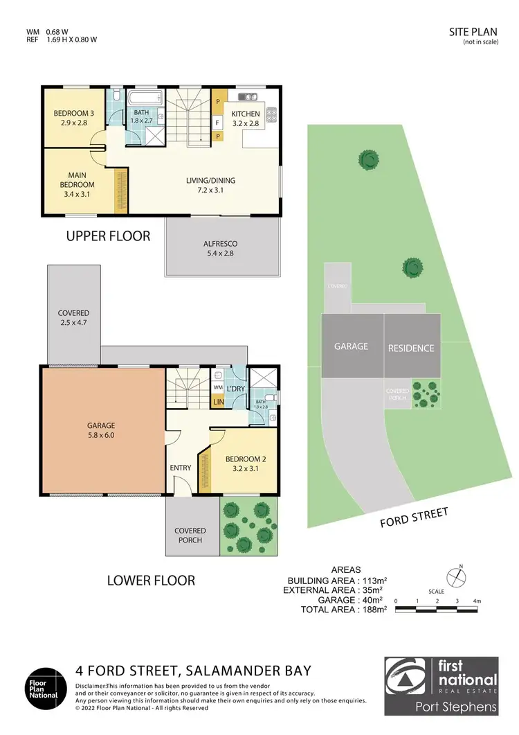 Floorplan of Homely house listing, 4 Ford Street, Salamander Bay NSW 2317