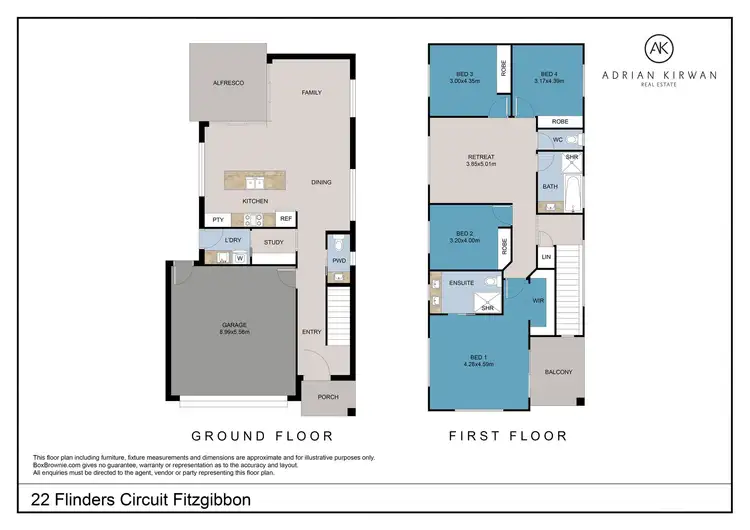 Floorplan of Homely house listing, 22 Flinders Circuit, Fitzgibbon QLD 4018