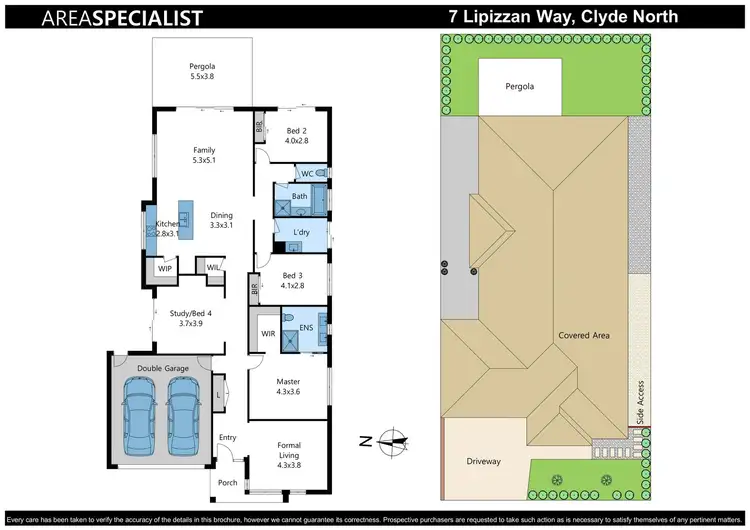 Floorplan of Homely house listing, 7 Lipizzan Way, Clyde North VIC 3978