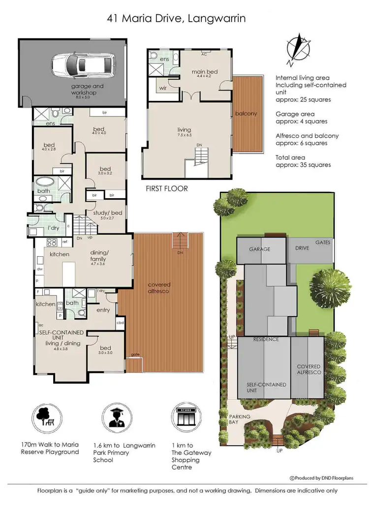 Floorplan of Homely house listing, 41 Maria Drive, Langwarrin VIC 3910