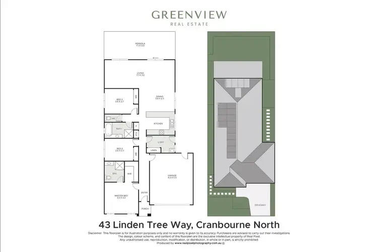 Floorplan of Homely house listing, 43 Linden Tree Way, Cranbourne North VIC 3977