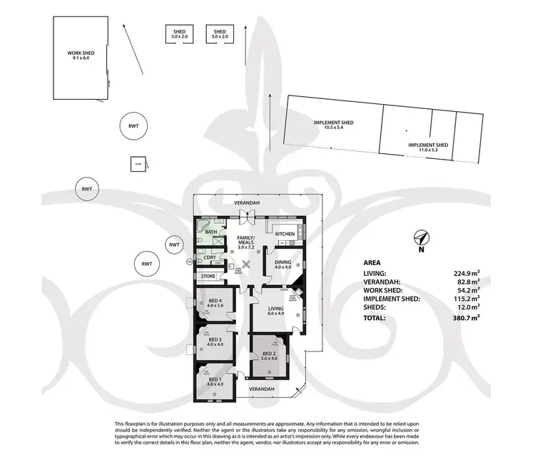 Floorplan of Homely rural property listing, 643 Toora Road, Toora SA 5253