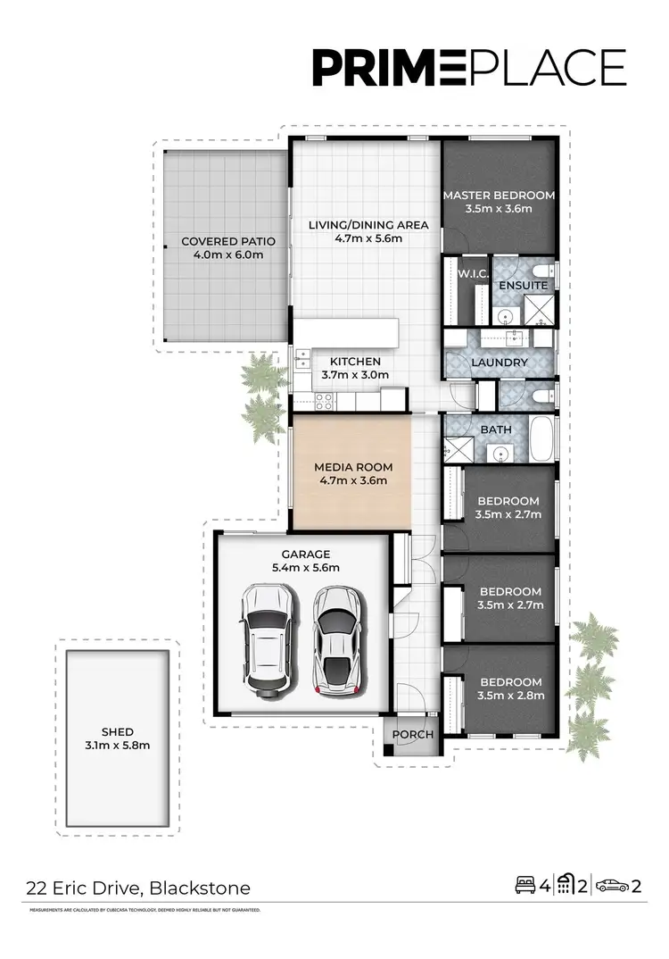 Floorplan of Homely house listing, 22 Eric Drive, Blackstone QLD 4304