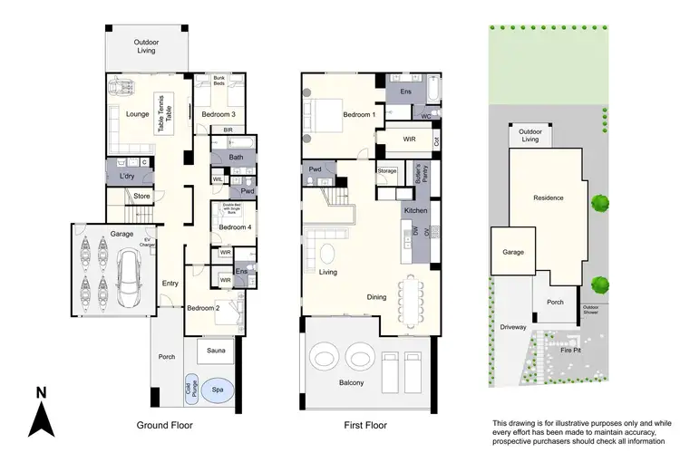 Floorplan of Homely house listing, 24 Beach Road, Rhyll VIC 3923