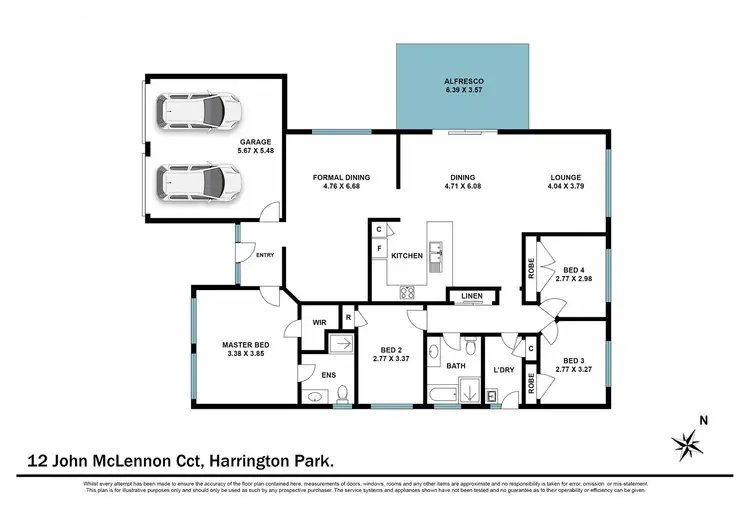 Floorplan of Homely house listing, 12 John McLennon Circuit, Harrington Park NSW 2567