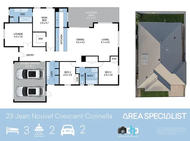 Floorplan of Homely house listing, 23 Nouvel Crescent, Corinella VIC 3984