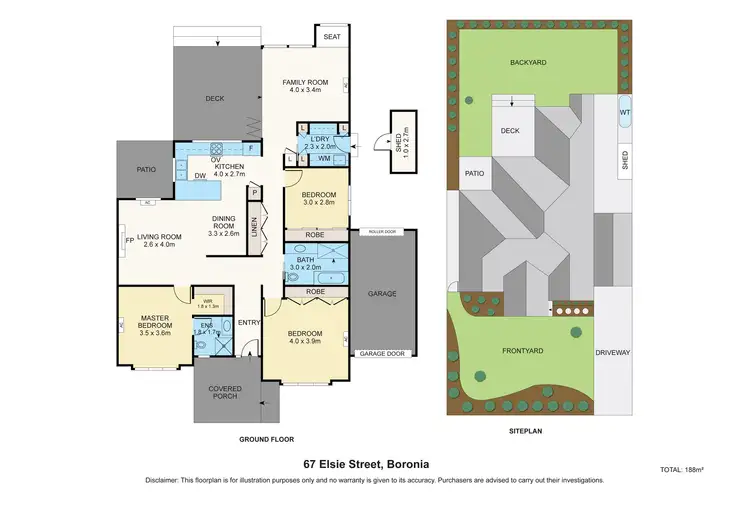 Floorplan of Homely house listing, 67 Elsie Street, Boronia VIC 3155