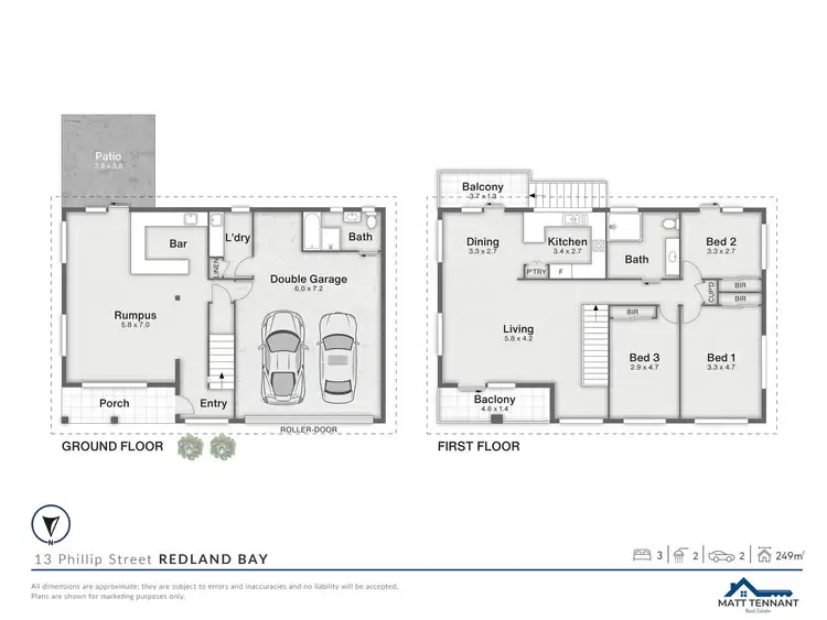 Floorplan of Homely house listing, 13 Phillip Street, Redland Bay QLD 4165