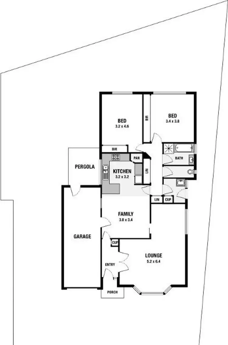 Floorplan of Homely house listing, 10 The Ridge, Knoxfield VIC 3180