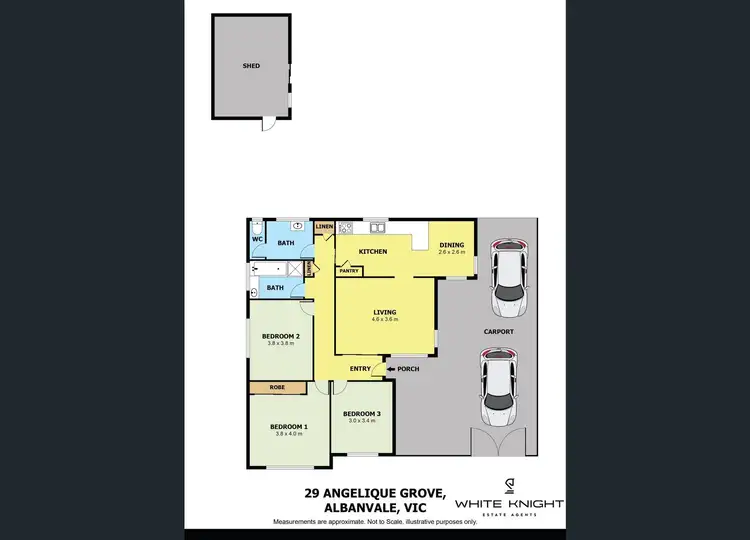 Floorplan of Homely house listing, 29 Angelique Grove, Albanvale VIC 3021