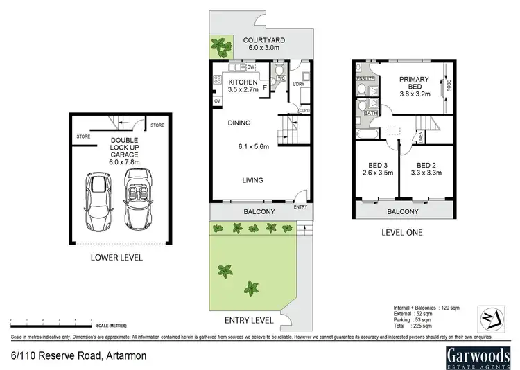 Floorplan of Homely townhouse listing, 6/110 Reserve Road, Artarmon NSW 2064