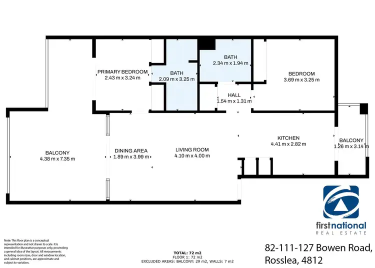 Floorplan of Homely unit listing, 82/111-127 Bowen Road, Rosslea QLD 4812