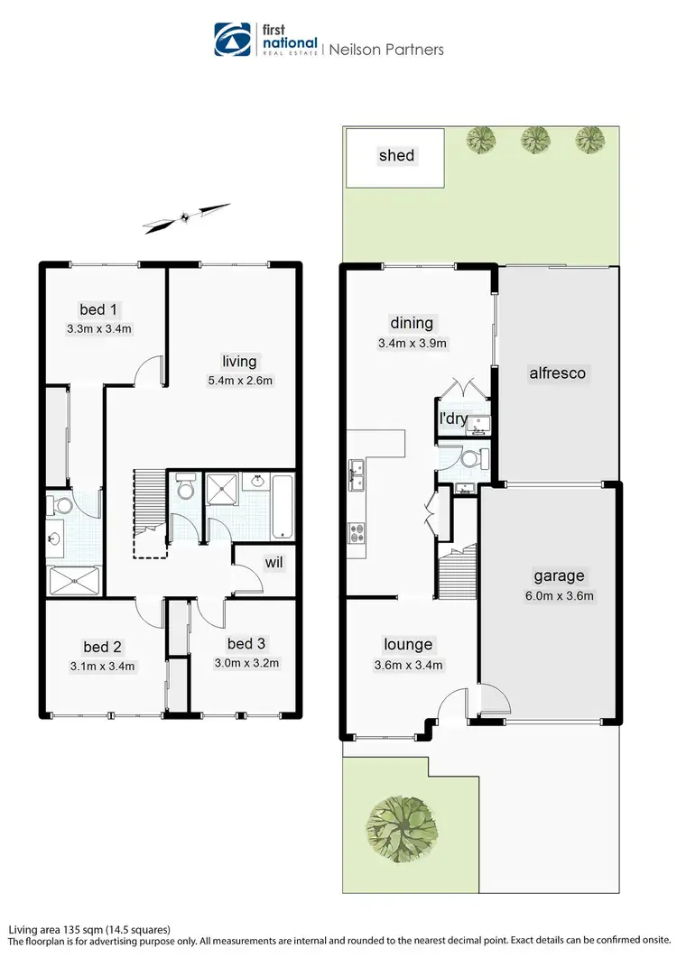 Floorplan of Homely townhouse listing, 2/180 Henry Road, Pakenham VIC 3810