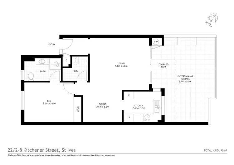 Floorplan of Homely unit listing, Unit 22/2-8 Kitchener Street, St Ives NSW 2075