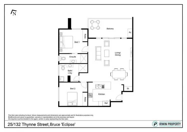 Floorplan of Homely apartment listing, 25/132 Thynne Street, Bruce ACT 2617
