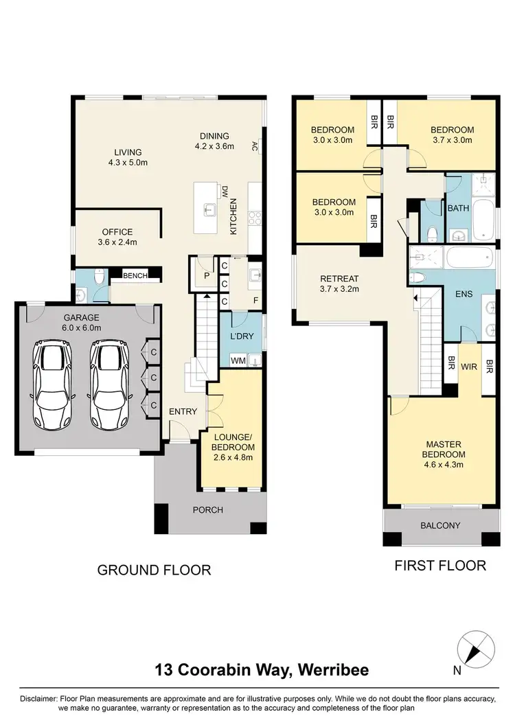 Floorplan of Homely house listing, 13 Coorabin Way, Werribee VIC 3030