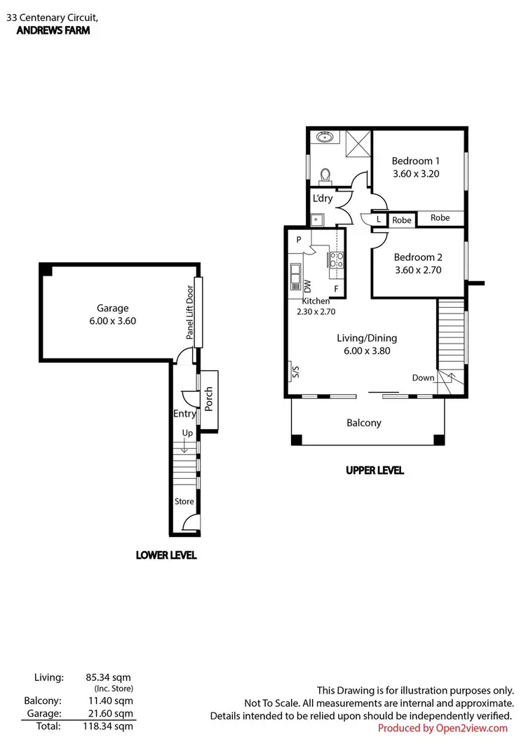 Floorplan of Homely unit listing, 33 Centenary Circuit, Andrews Farm SA 5114
