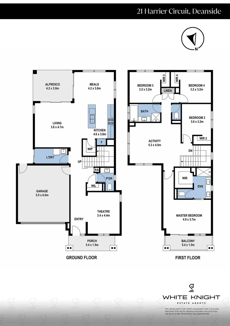 Floorplan of Homely house listing, 21 Harrier Circuit, Deanside VIC 3336