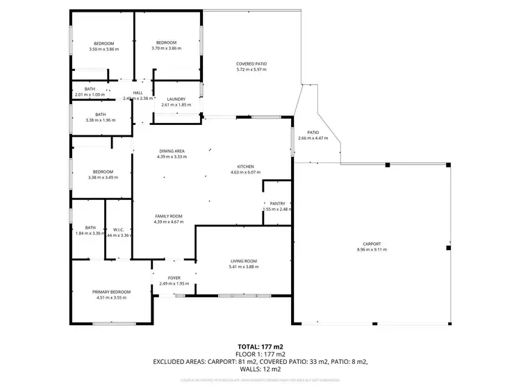 Floorplan of Homely house listing, 3 Fisher Square, Horsham VIC 3400