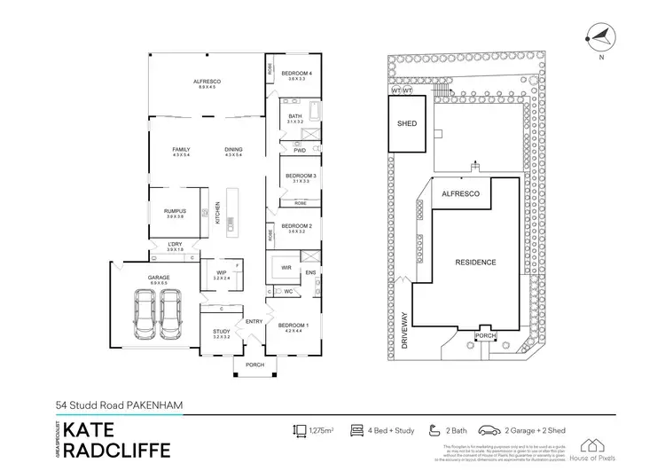 Floorplan of Homely house listing, 54 Studd Road, Pakenham VIC 3810