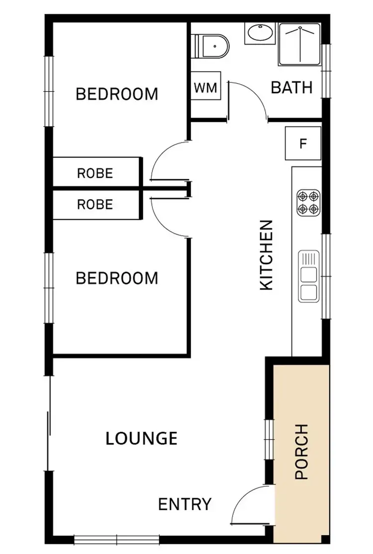 Floorplan of Homely flat listing, 26a Panorama Parade, Berkeley Vale NSW 2261