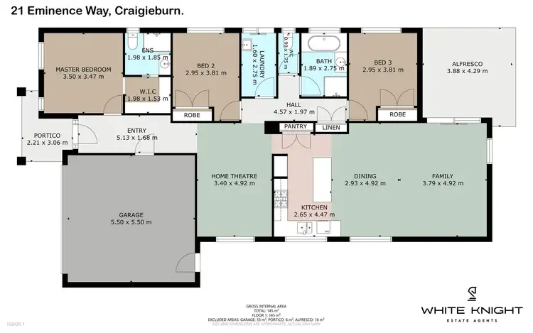Floorplan of Homely house listing, 21 Eminence Way, Craigieburn VIC 3064