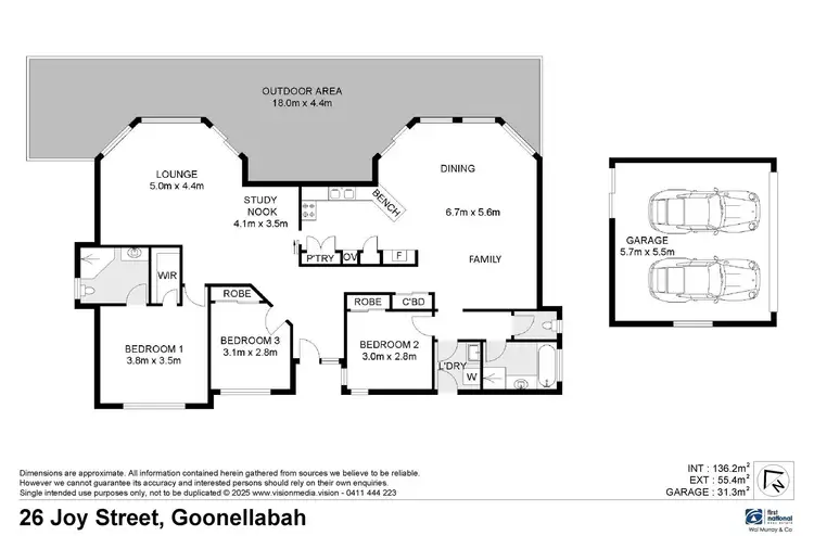 Floorplan of Homely house listing, 26 Joy Street, Goonellabah NSW 2480