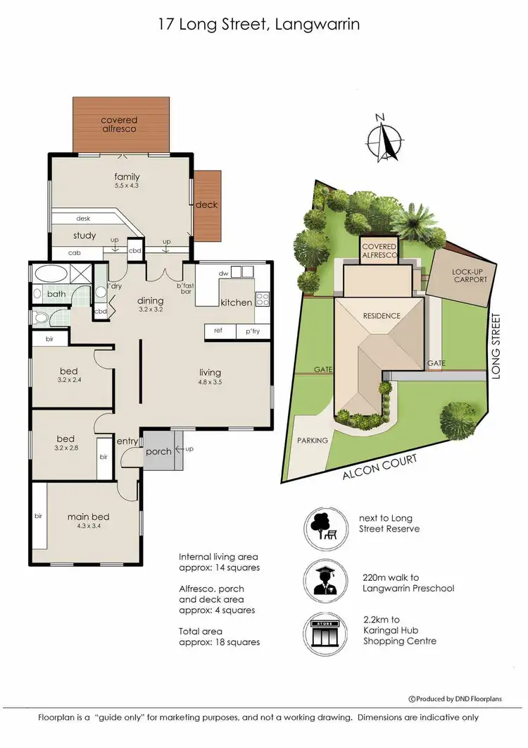 Floorplan of Homely house listing, 17 Long Street, Langwarrin VIC 3910