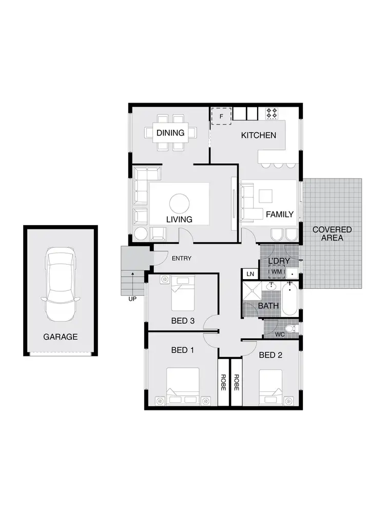 Floorplan of Homely house listing, 90 William Webb Drive, Evatt ACT 2617